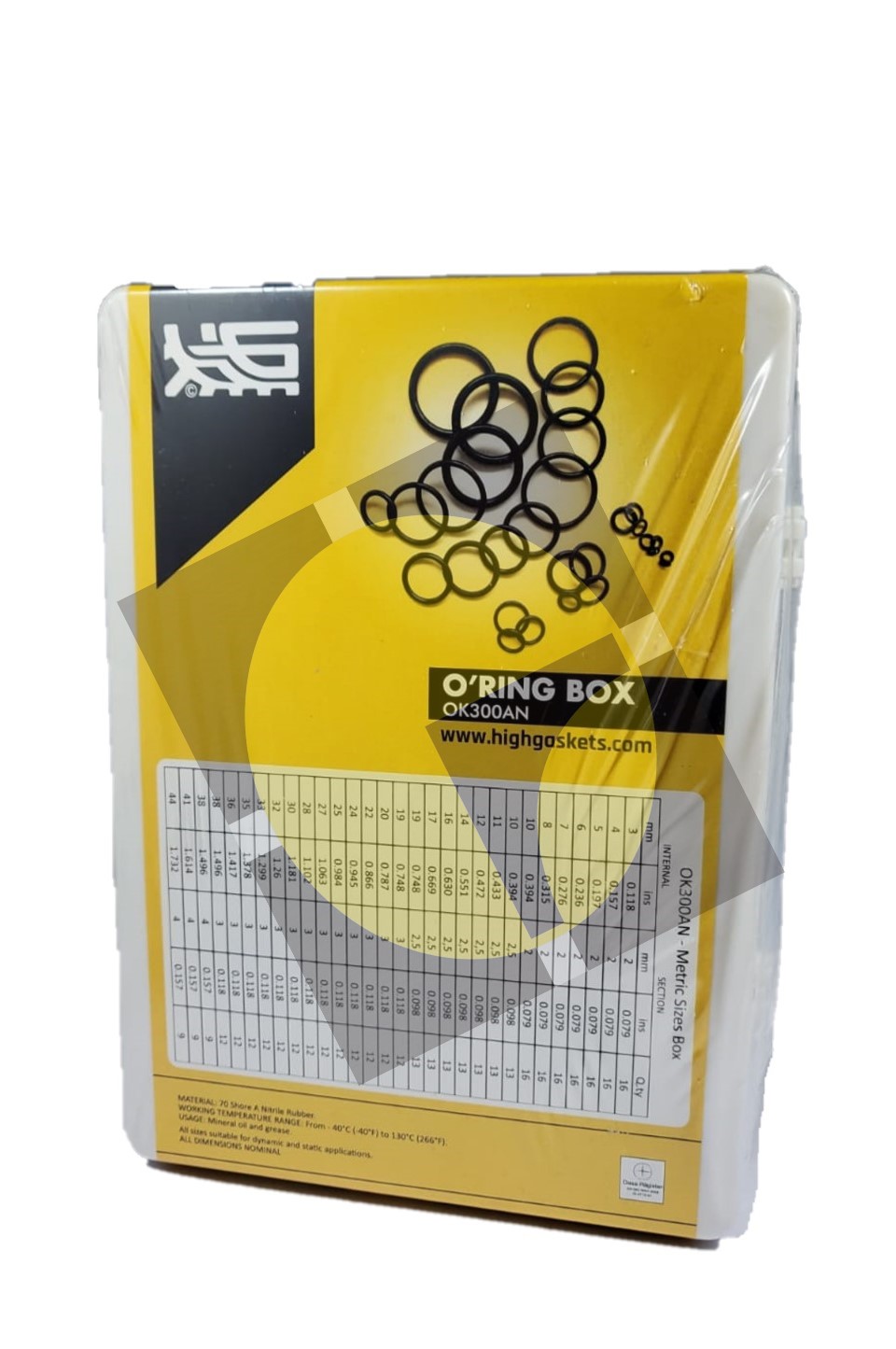 OK300AN IN STOCK! - O'RING BOX (HIGH GASKET)