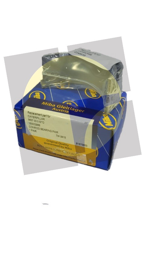 7W9415 IN STOCK! - CON ROD BEARING (MIBA)